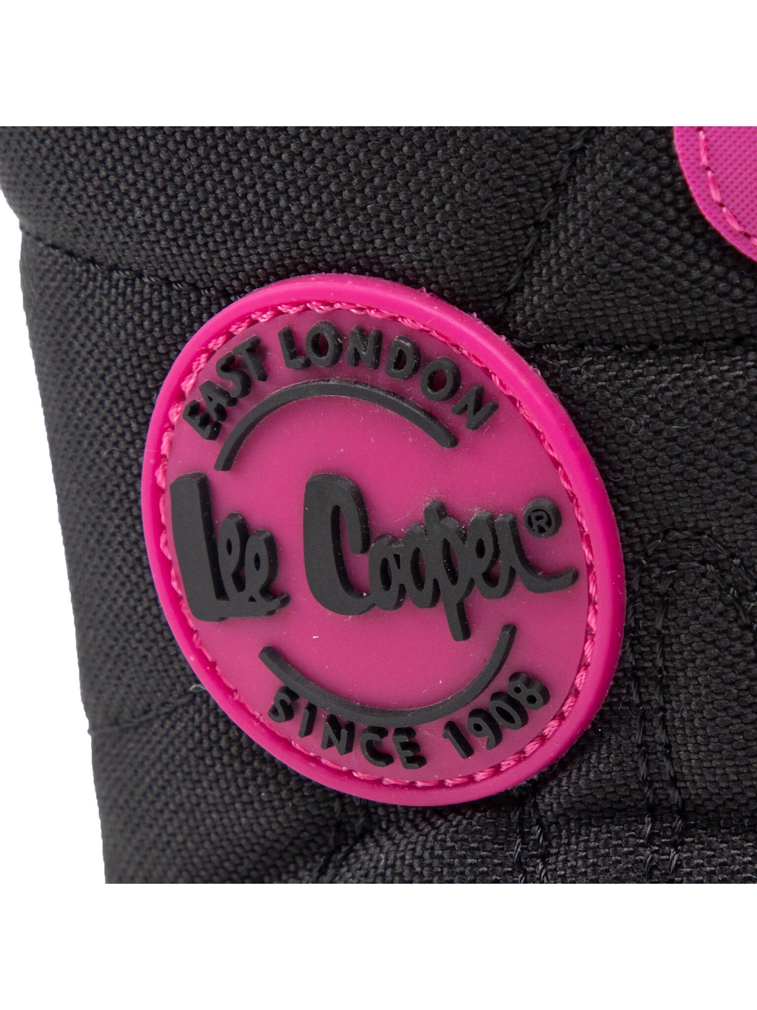 Lee Cooper Schneeschuhe LCJ-21-44-0523K Black/Fuchsia Schnürschuh