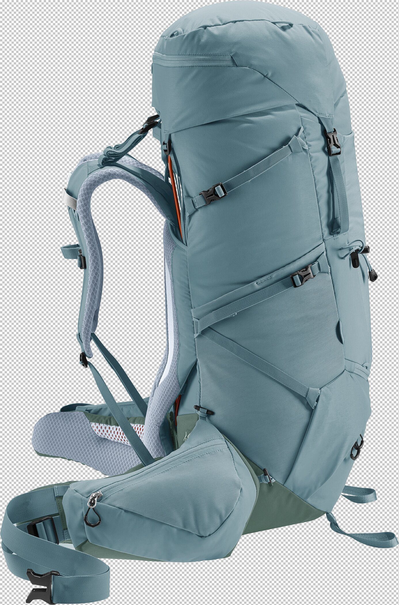 shale-ivy Trekkingrucksack SL shale-ivy Core 55+10 4219 Aircontact (blau-grau) deuter Trekkingrucksack