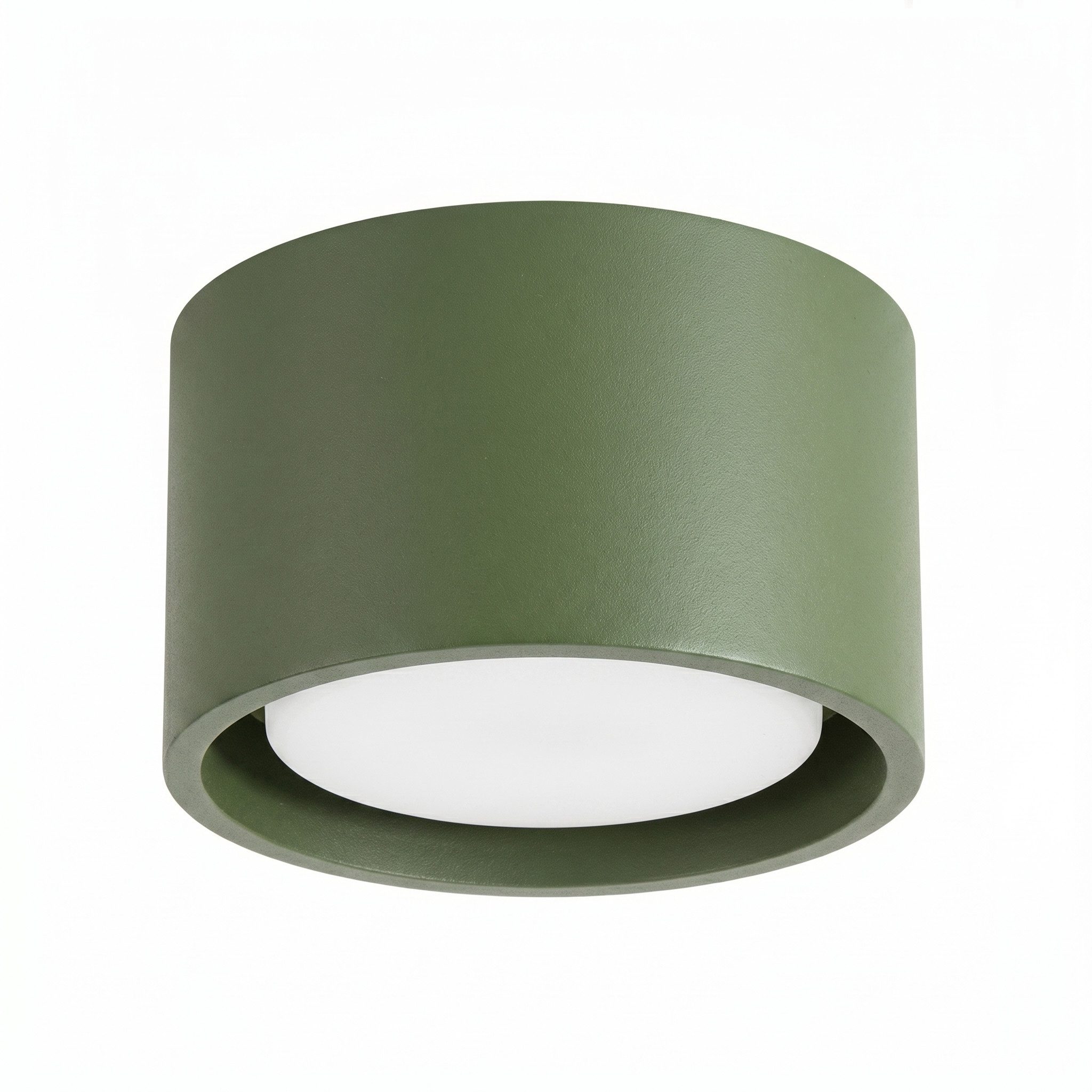 SOLLUX lighting Deckenleuchte Plafond MODO 1 olivgrün Gx53, Nicht enthalten