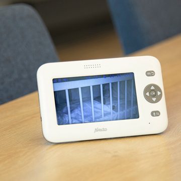 Alecto Video-Babyphone Zubehör für DVM-140C, Zusätzliche Kameraeinheit in Weiß/Taupe für DVM-140