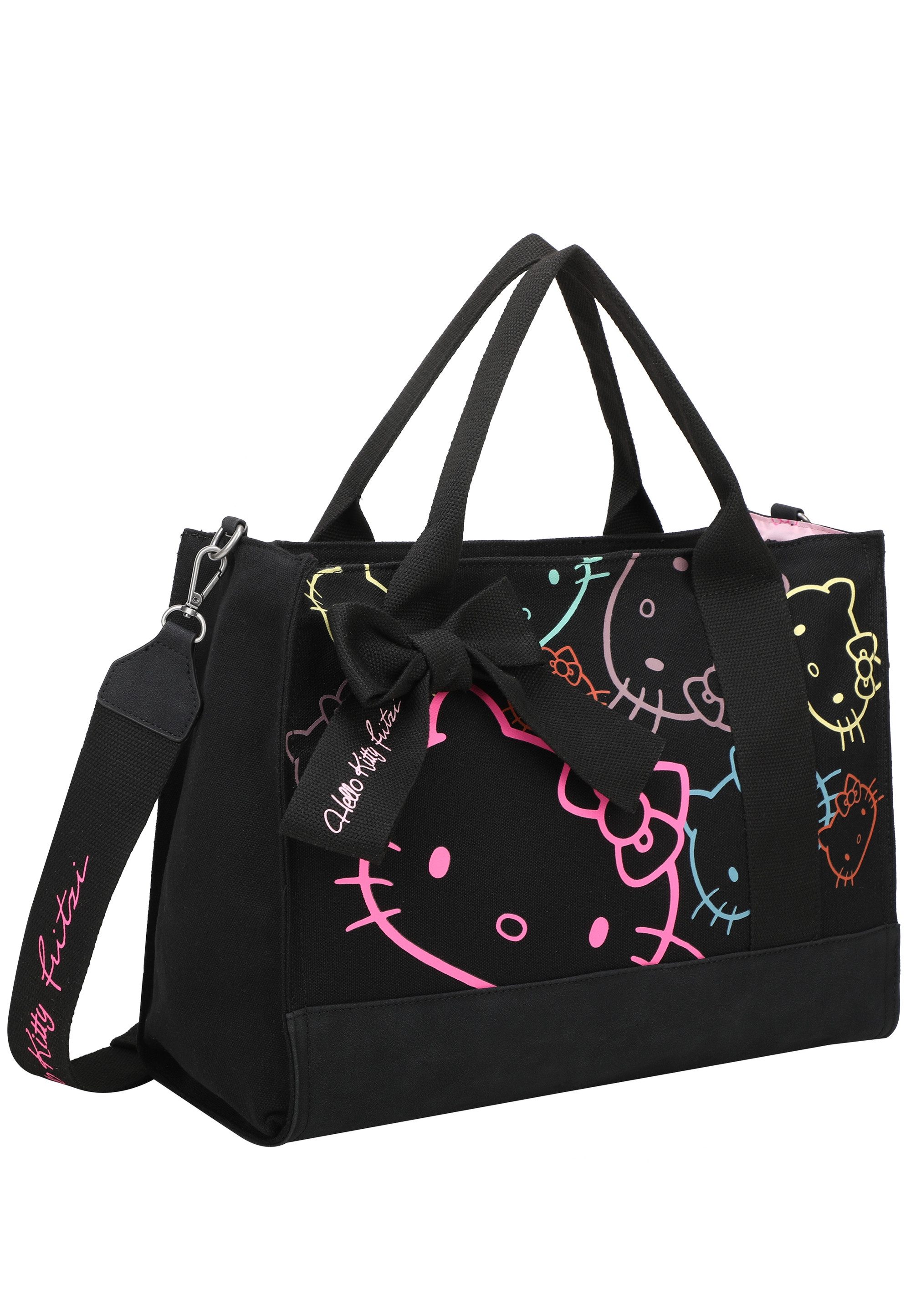 Fritzi aus Preußen Henkeltasche Tote Bag Canvas Limited Outline, mit Hello Kitty-Print