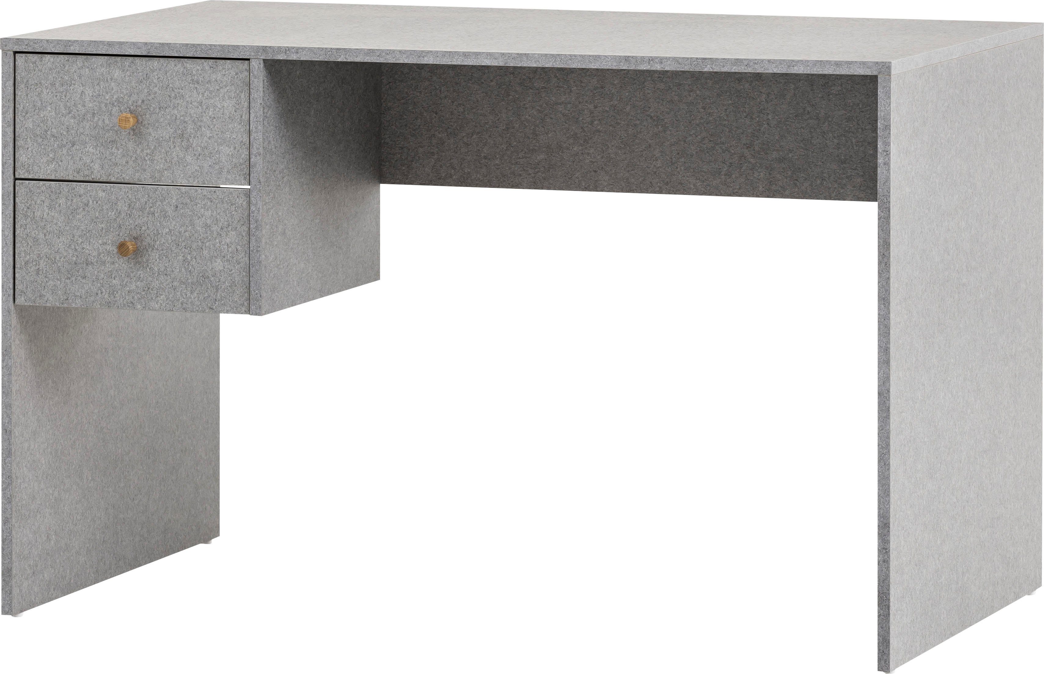 Schildmeyer Schreibtisch Jonte, Breite 117 cm feel grey grey | feel grey | feel