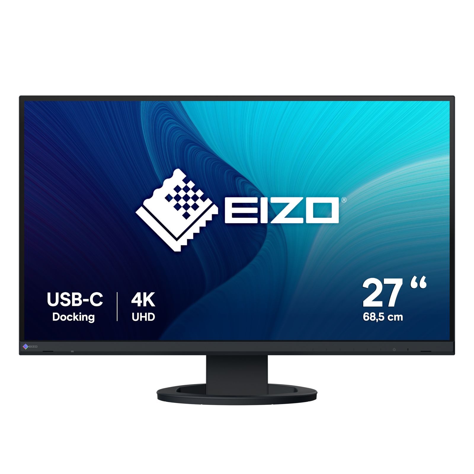 Eizo FlexScan 27 EV2740S-BK LED TFT-Monitor (3840 x 2160 px, 4K Ultra HD, 6 ms Reaktionszeit, 60 Hz, IPS, Lautsprecher, HDCP, Pivot, Höhenverstellbar)