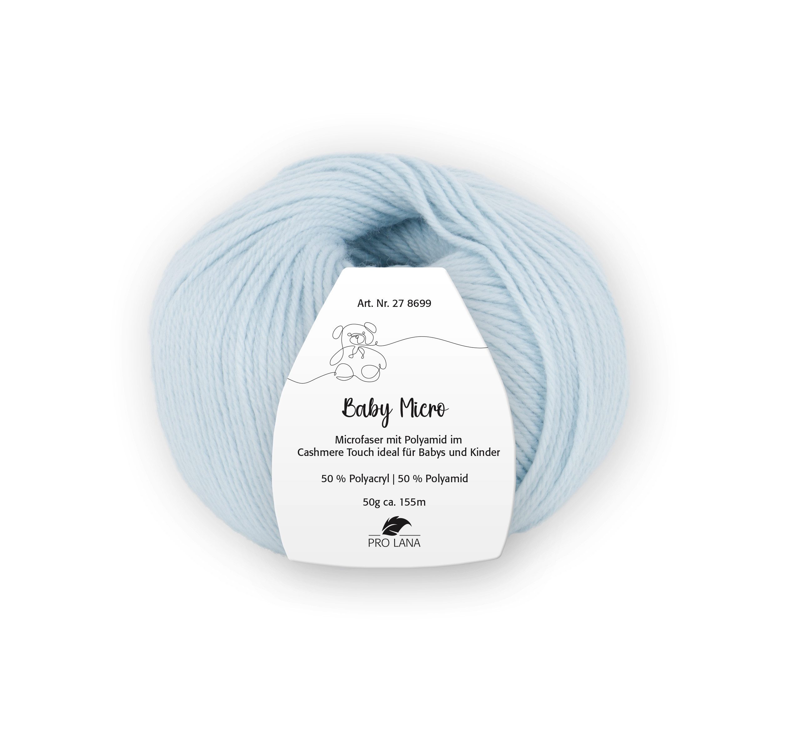 Pro Lana 50g Pro Lana Baby Micro Effektgarn, 155,00 m