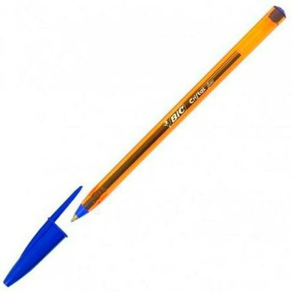 Thumbnail - BIC Kugelschreiber Stift Cristal Fine Blau 0,3 mm (50 Stück)