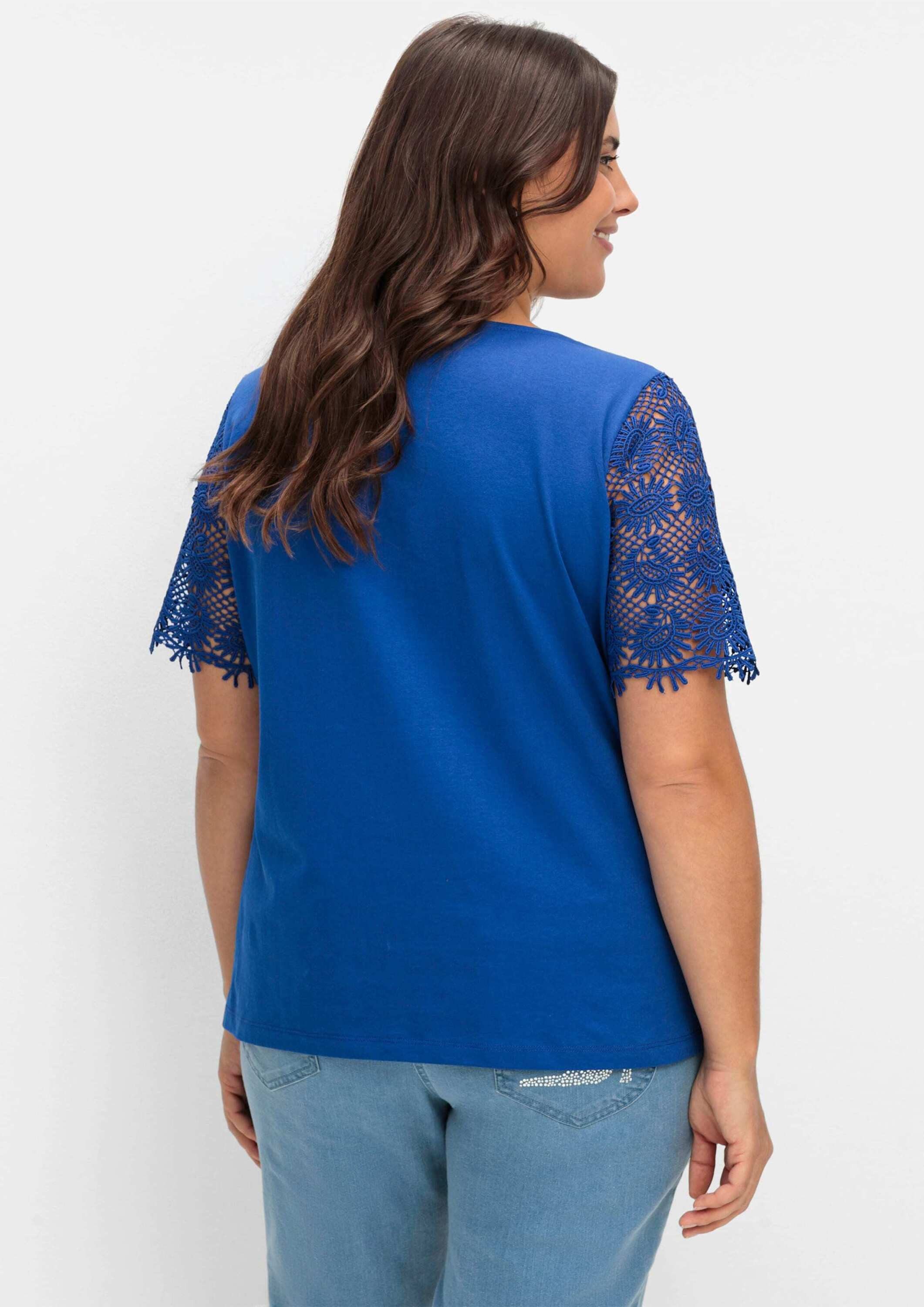 Sieh an! T-Shirt Shirt Kurzarm mit Rundhalsausschnitt