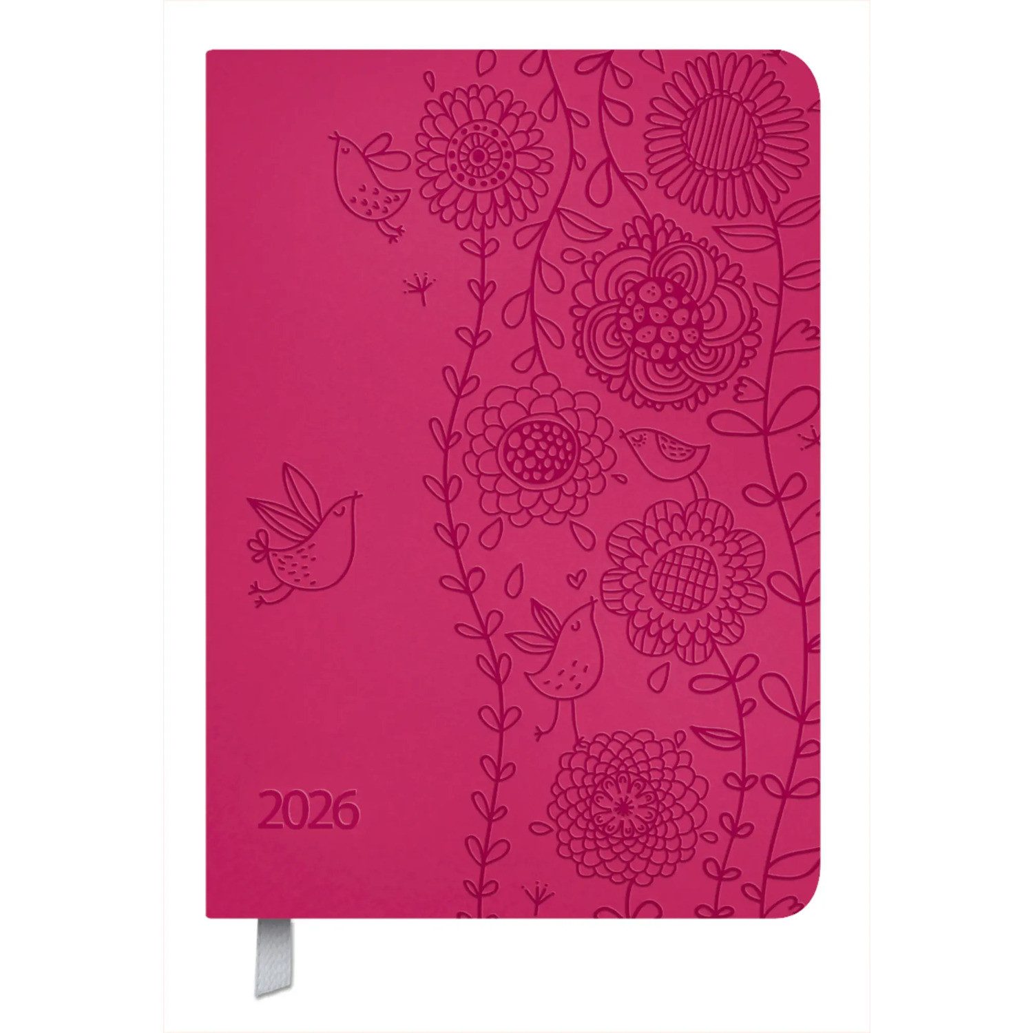 Korsch Verlag Taschenkalender Timer Soft Touch pink 2026