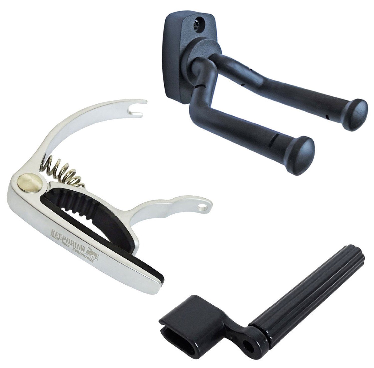 E-Gitarre keepdrum Gitarren-Zubehör-Set