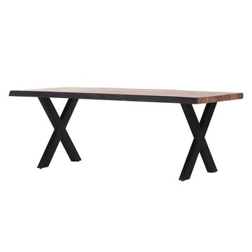Lomadox Essgruppe TARRAS-123, (Spar-Set, 5-tlg), Esszimmer Sitzgruppe 200cm Massivholz Tisch Stühle grau Drehfunktion