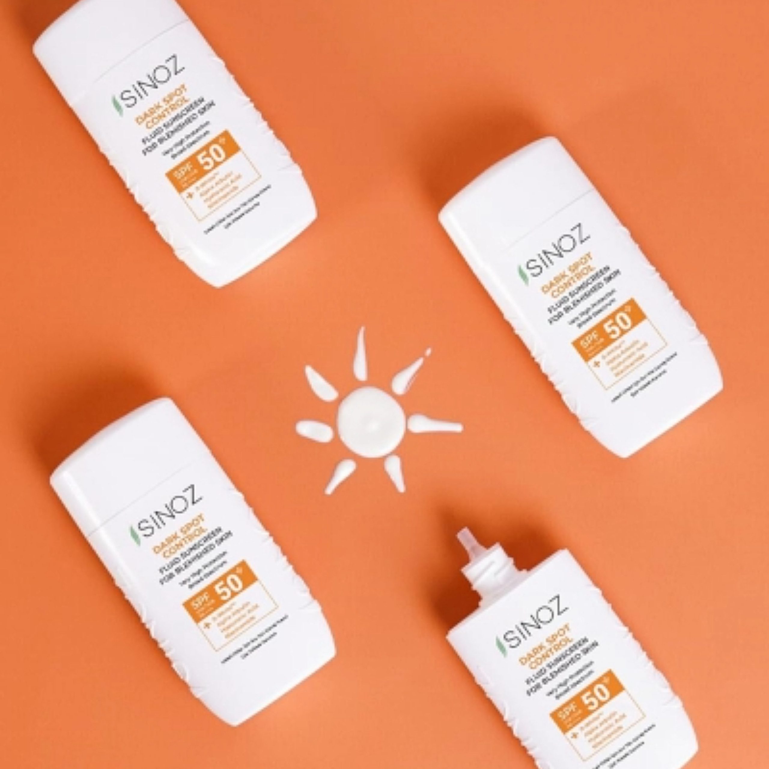 Sinoz Sonnenschutzfluid SINOZ Dark Spot Control Fluid Sunscreen SPF 50 + - 50 ml
