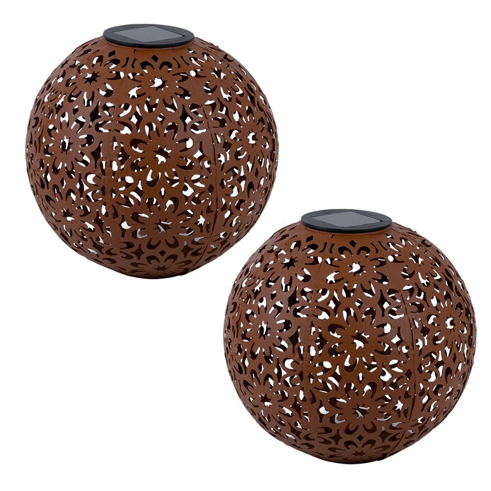 Expo Börse LED Solarleuchte, LED-Leuchtmittel fest verbaut, Warmweiß, 2x So günstig online kaufen