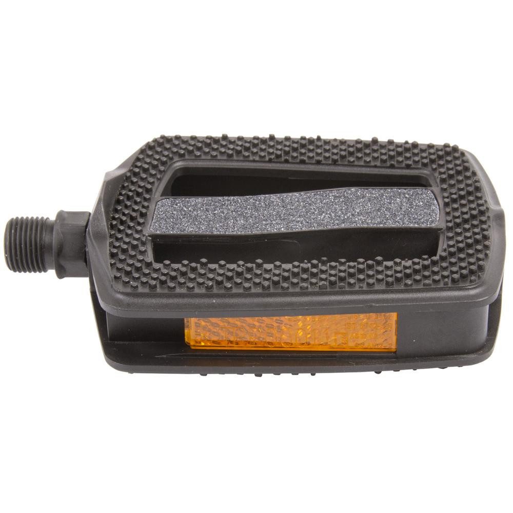 M-Wave Plattformpedale M-WAVE Steady Beach Antirutschpedale 1 Paar schwarz - Thermokunststoff