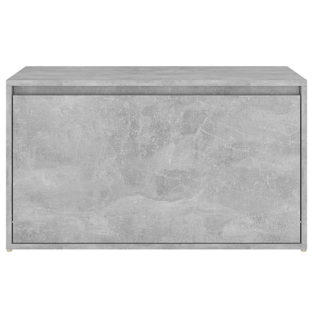 furnicato Bank Flurbank 80x40x45 cm Betongrau Holzwerkstoff