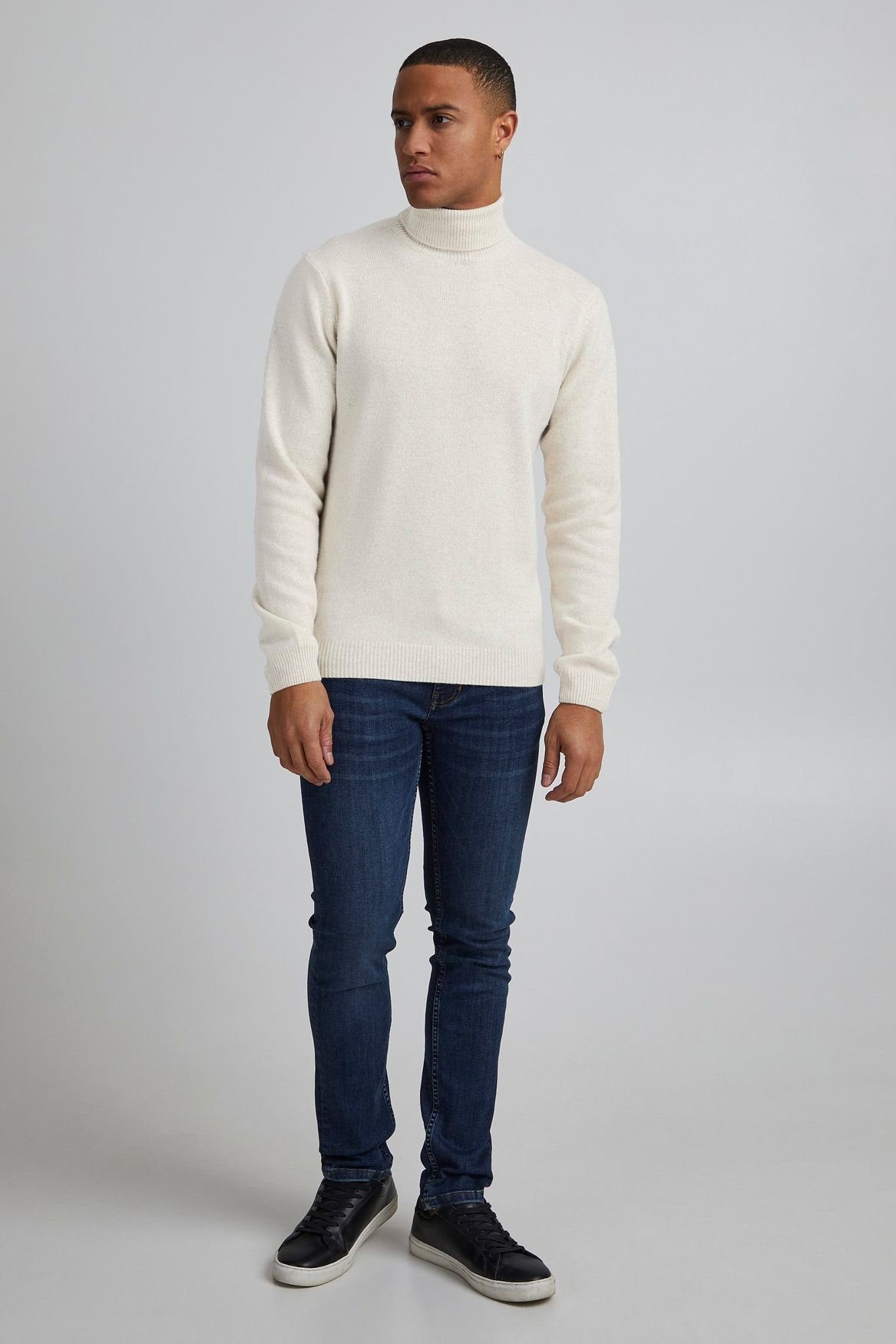 Casual Friday Strickpullover Karl roll neck bounty knit - H-4428