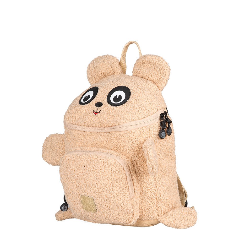 Pick&PACK Schulranzen Kinderrucksack S Teddybär Braun (1 Stück), ab 3 Jahren, ergonomisch, Kindergarten-Rucksack