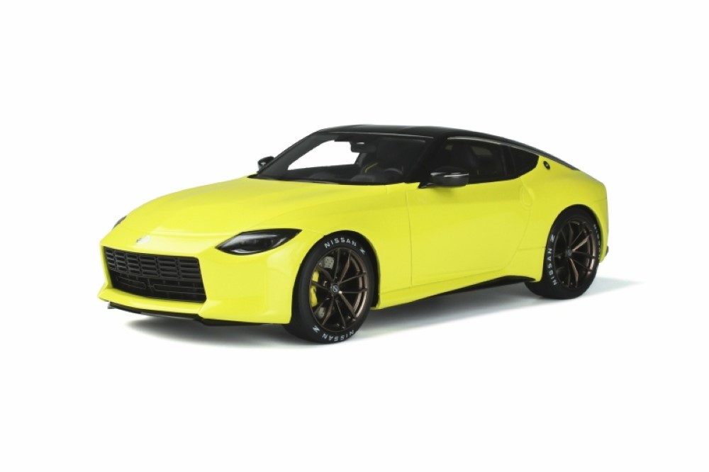 GT Spirit Modellauto Nissan Z Proto 2021 gelb, Maßstab 1:18