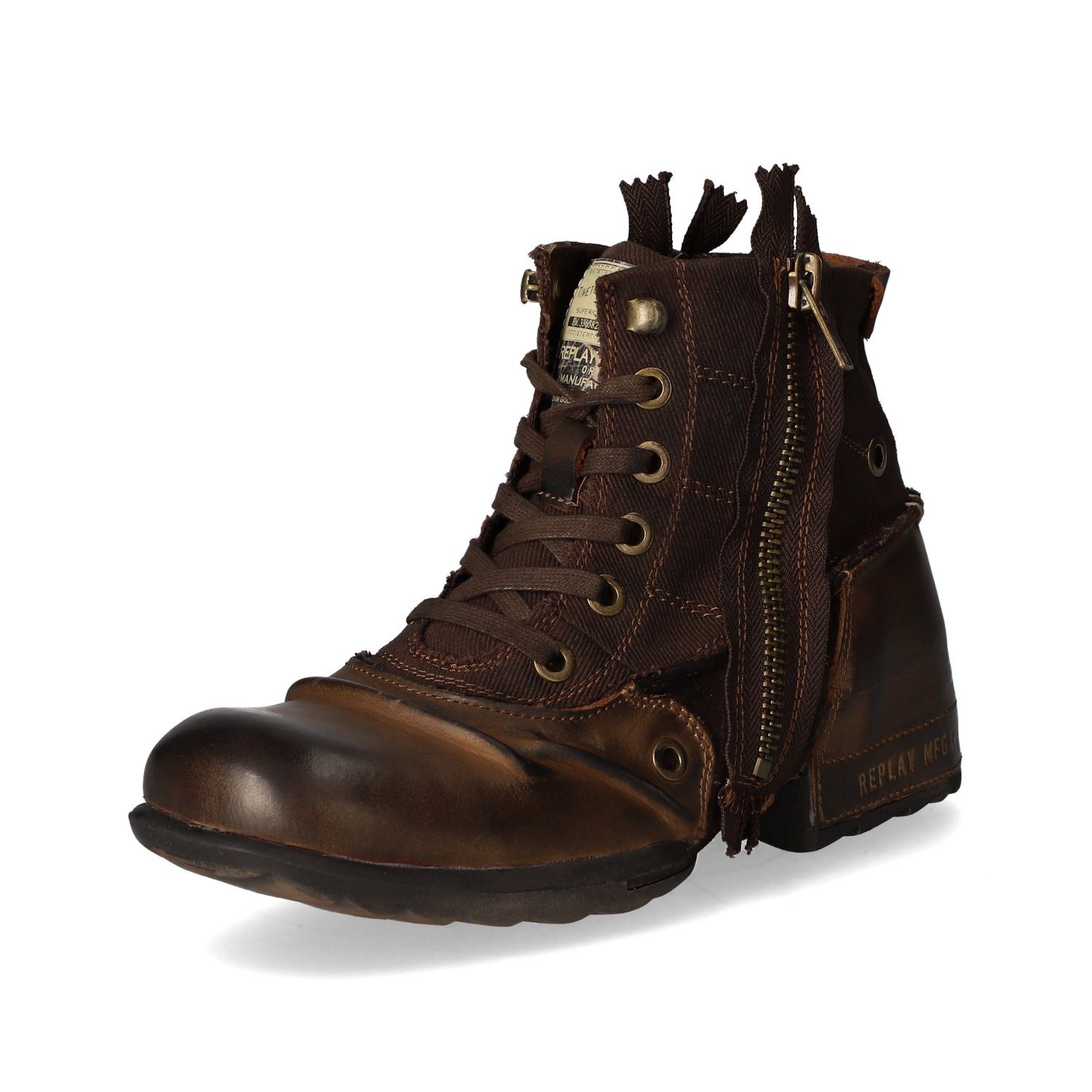 Replay Biker Boots CLUTCH Schnürstiefel