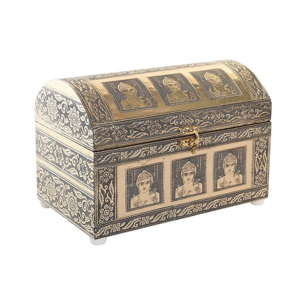 DKD Home Decor Schmuckkasten Dkd home decor Box-Schmuckkästchen DKD Home Decor Champagner Beige Hol