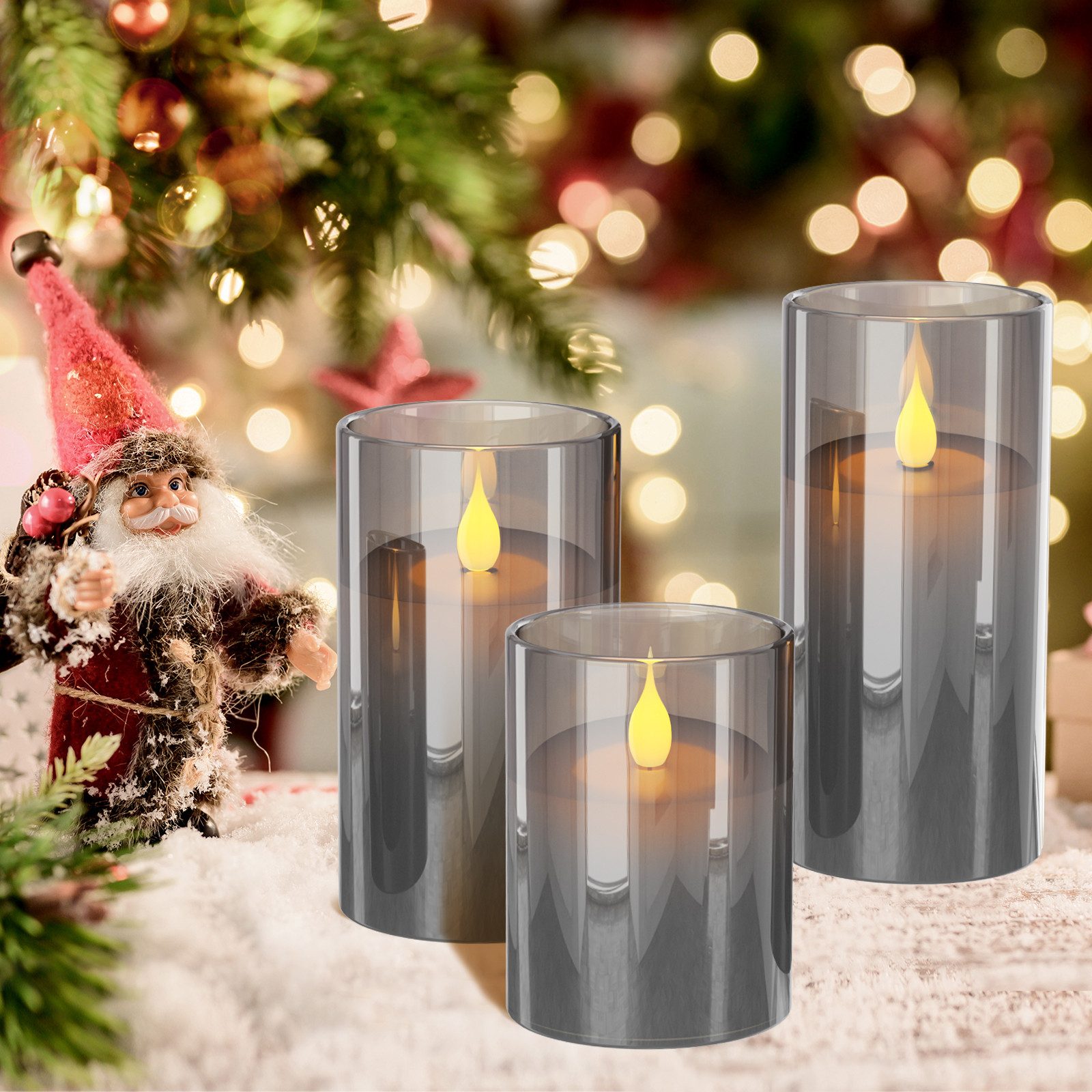 EXTSUD LED-Kerze LED Kerzen, Flackernde Flamme günstig online kaufen