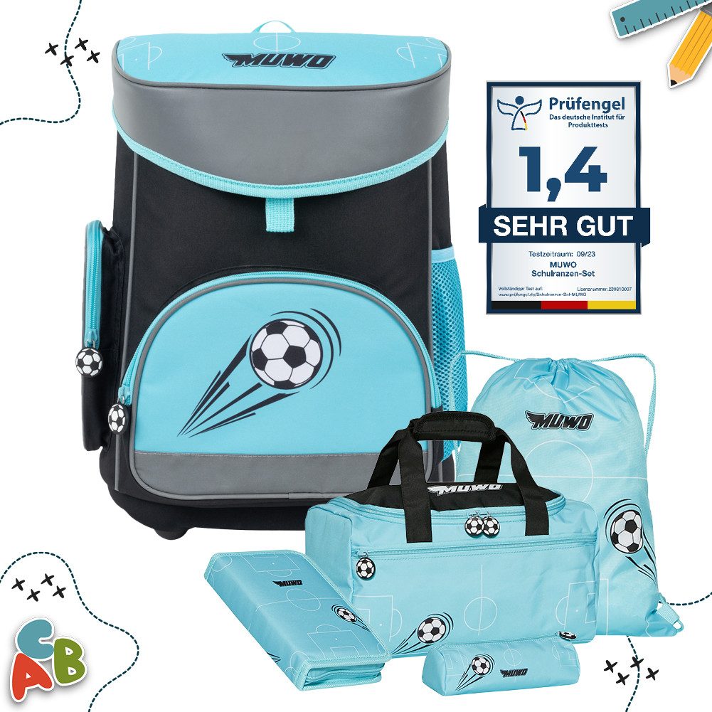 Schulranzen Kinder Schulranzen Set 5-tlg. verschiedene Motive