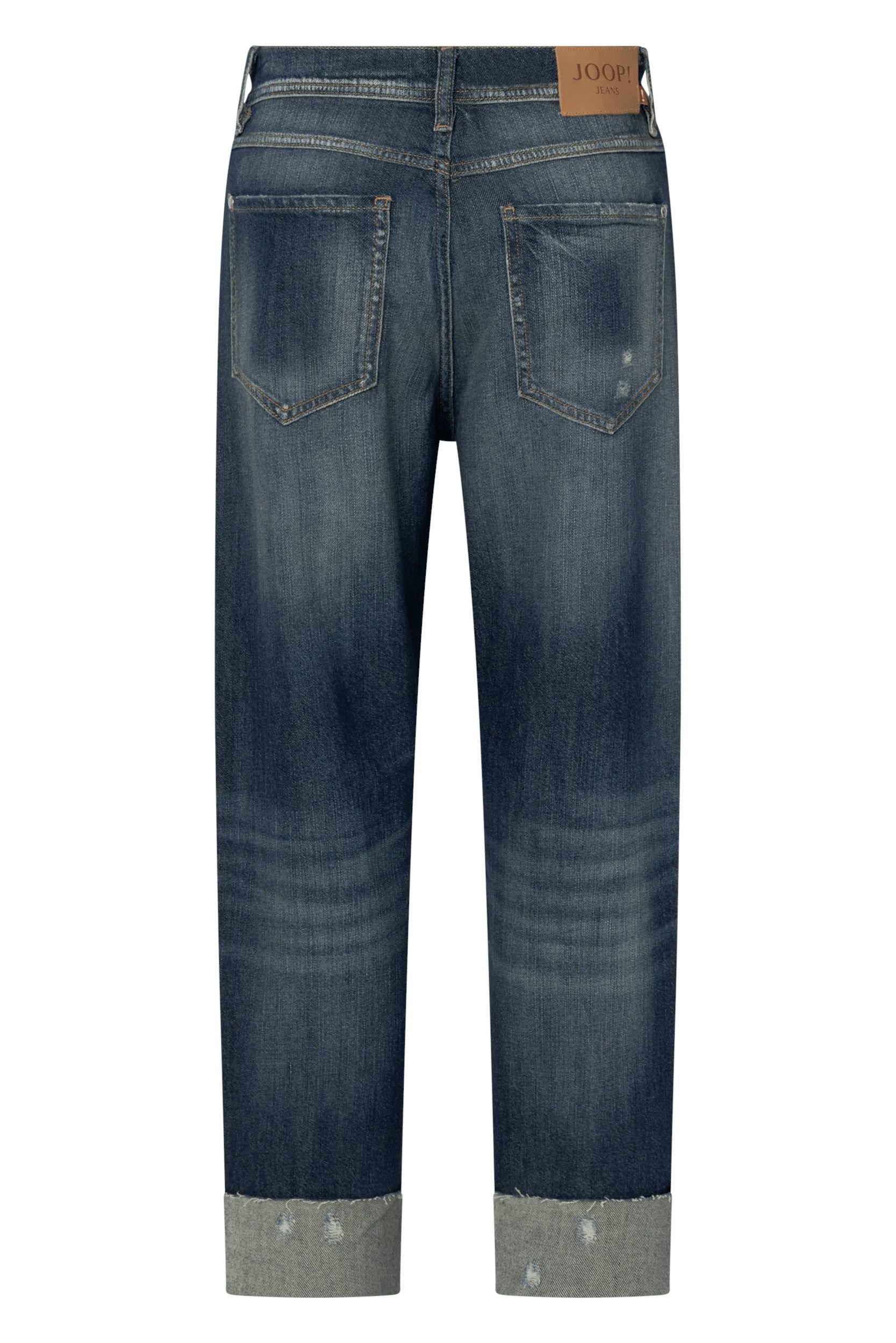 Joop Jeans Straight-Jeans Maike im Destroyed-Look, in leichtem Sommer-Denimstoff