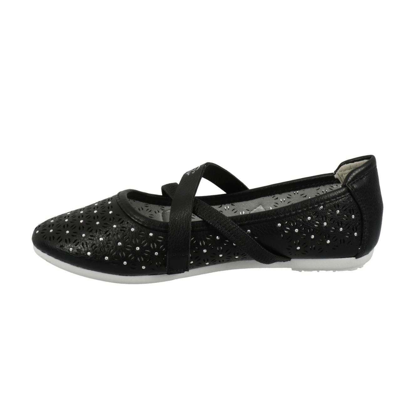 Tom Tailor Mädchen Ballerina EUR 39 schwarz Ballerina