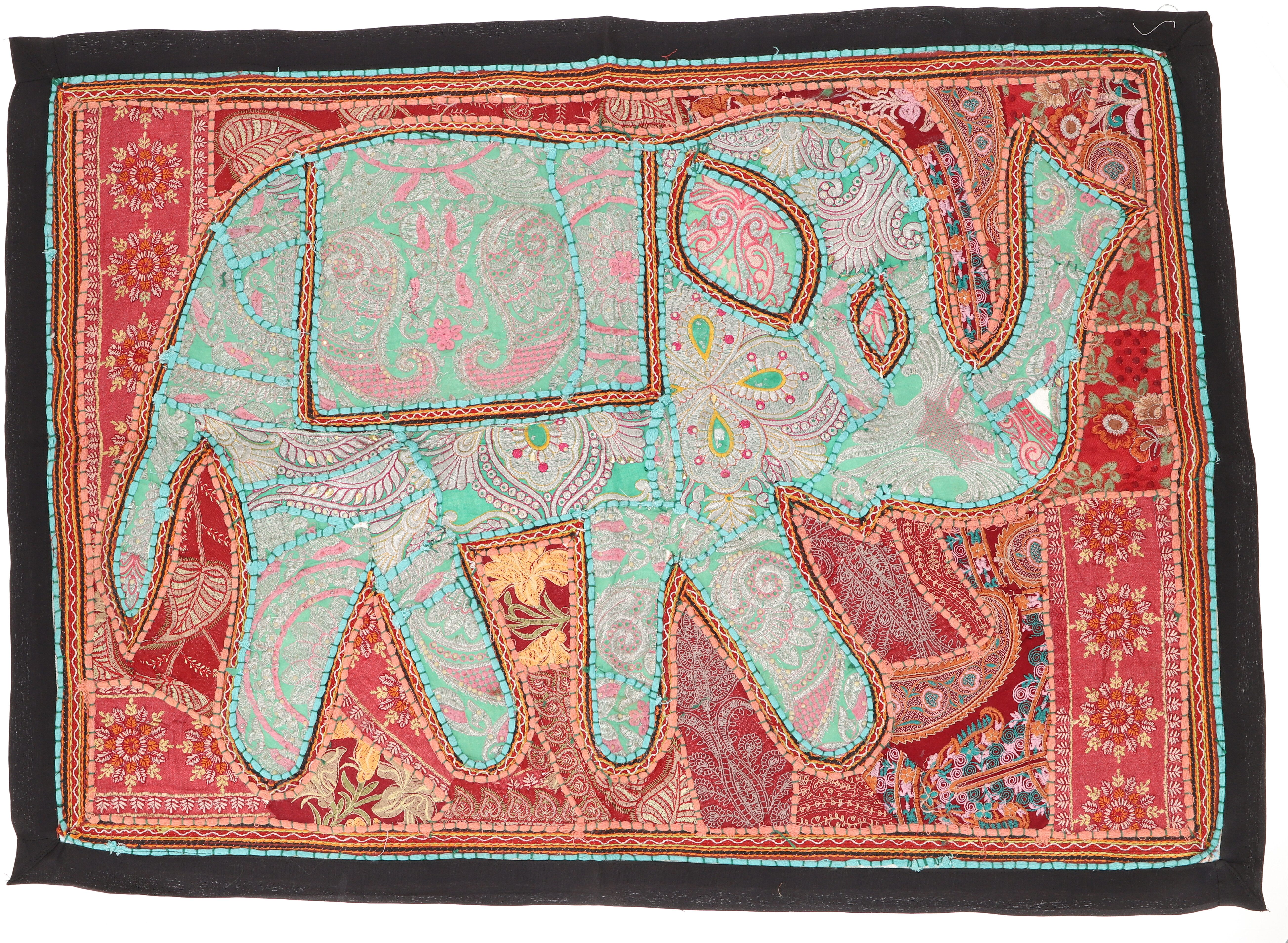Guru-Shop Wandteppich Indischer Wandteppich Patchwork Wandbehang.., günstig online kaufen