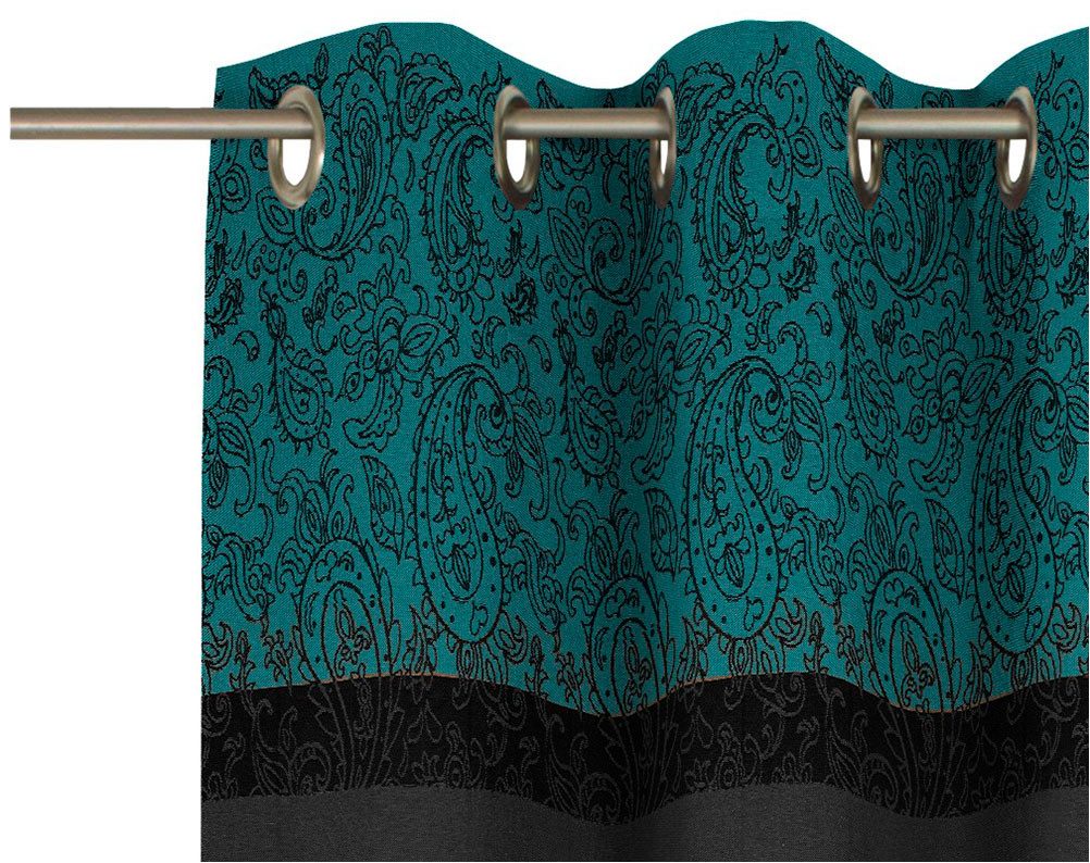 Wirth Vorhang Maribor (1 St), Ösen, blickdicht, Jacquard