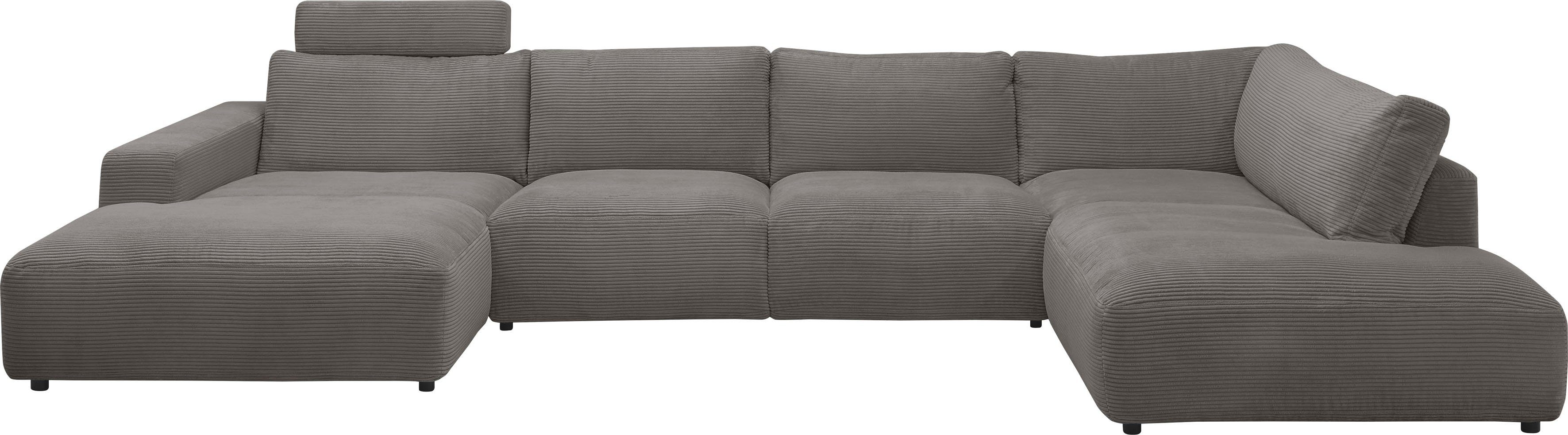 Musterring Wohnlandschaft Lucia U-Form, Verschiedene Farben, inkl. Kopfstütze, Gesamtbreite 434 cm