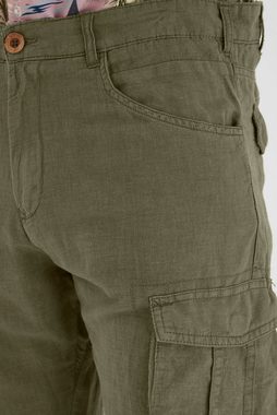 !Solid Shorts !SOLID Herren Shorts im Cargo-Stil - kurze Hose aus Leinenmix