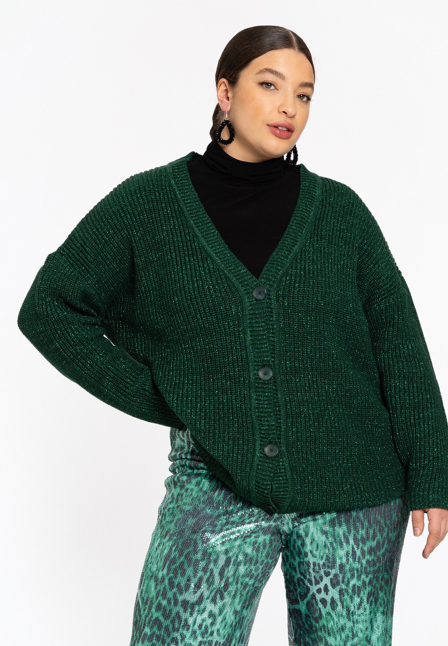 YOEK Cardigan Damen Strickjacke mit Langarm
