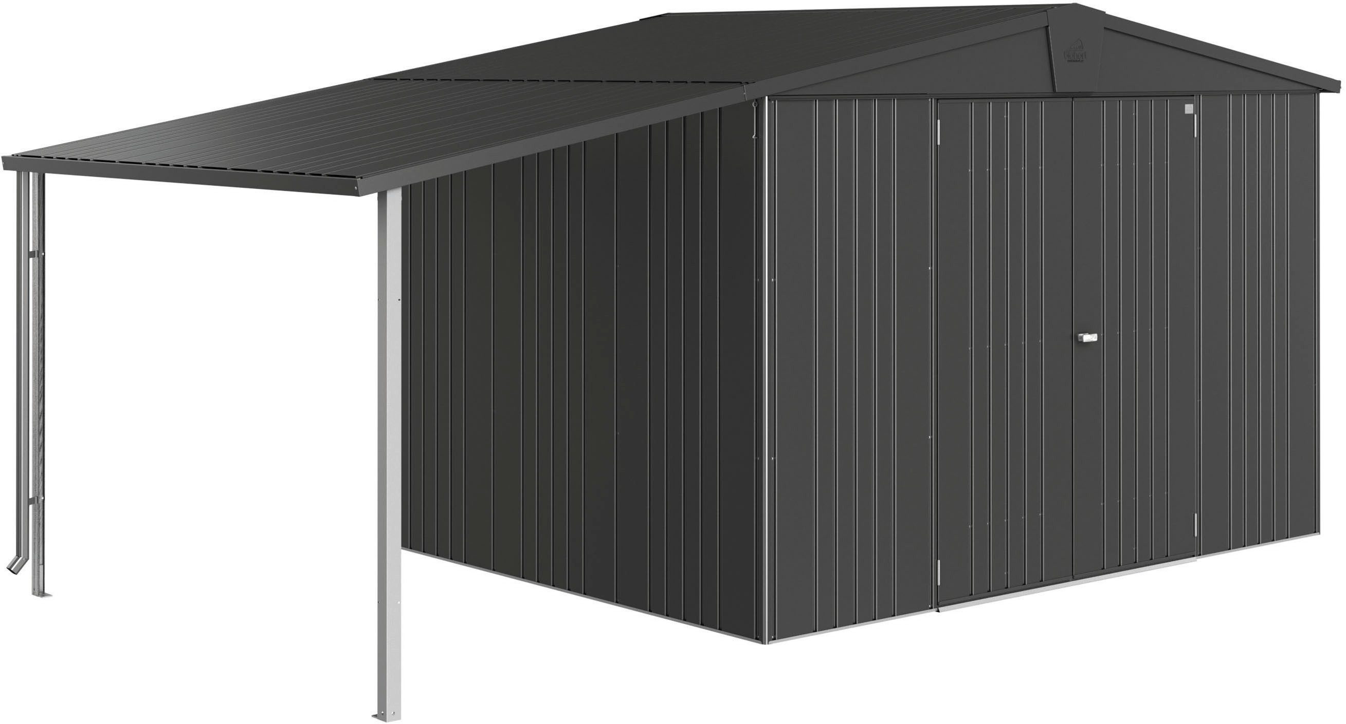 Biohort Gerätehaus-Anbaudach für Gerätehaus Europa Gr.4/Gr.5, verschiedene Farben, BxT: 150x228 cm