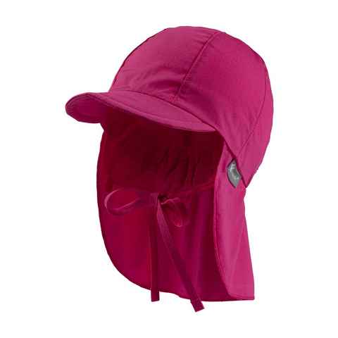 Sterntaler® Schirmmütze Schirmmütze Nacken (1-St., Sommermütze idealer Sonnenschutz für Kinder) Kinderhut aus UV-Popeline mit Bindeband und UV-Schutz 50+