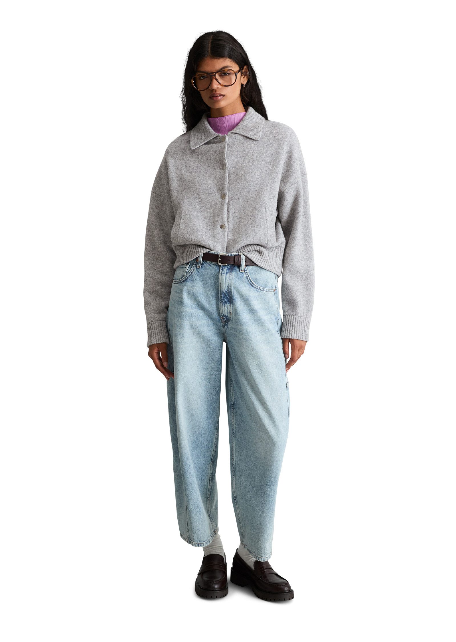 Marc O'Polo DENIM Cardigan aus softer Schurwolle – Bild 5 von 5