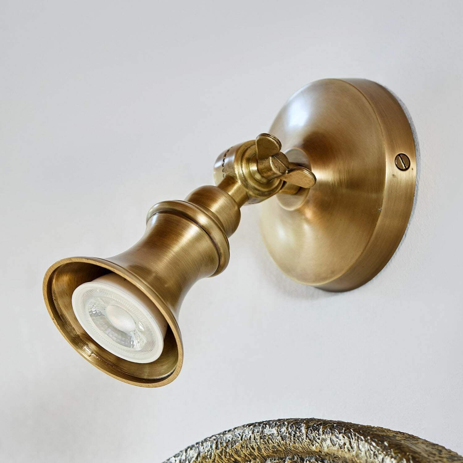 Mirabeau Wandleuchte Wandlampe Grilex antikmessing günstig online kaufen