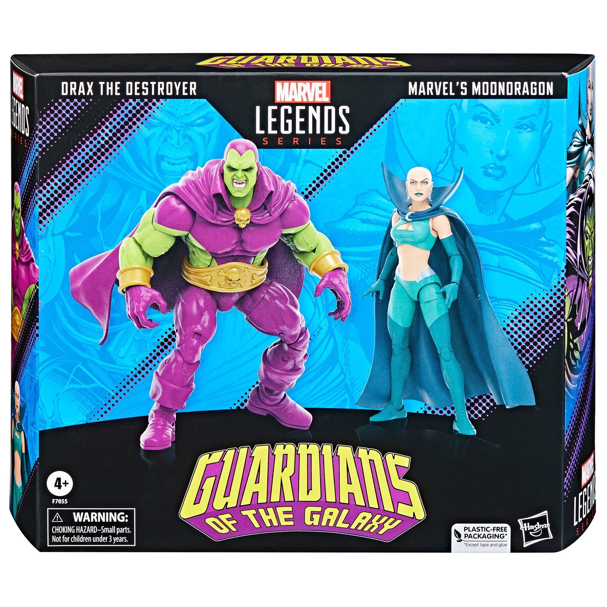 Hasbro Actionfigur Marvel Legends Guardians of the Galaxy Drax the Destroyer & Marvel's M