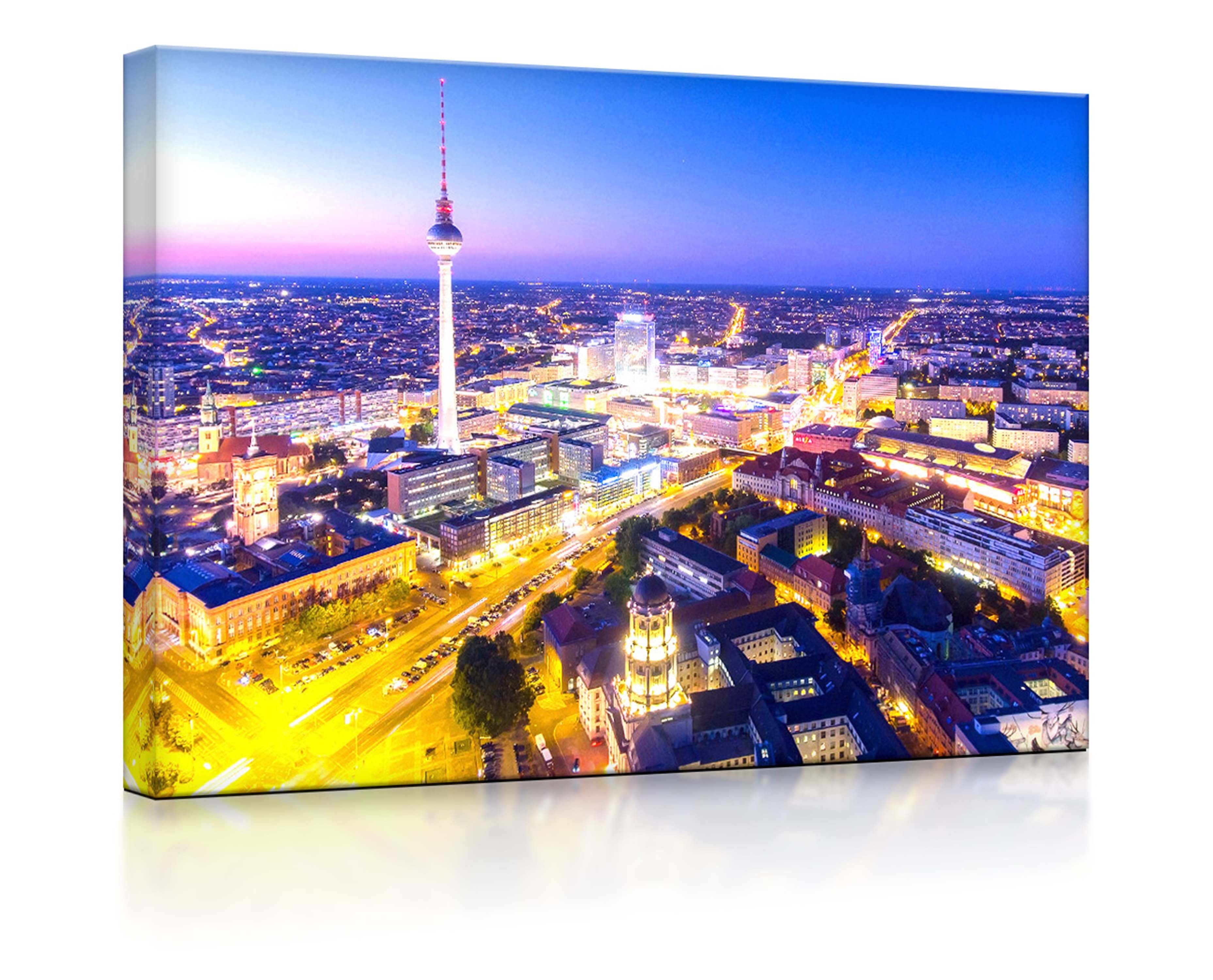 lightbox-multicolor LED-Bild Berlin City fully lighted günstig online kaufen