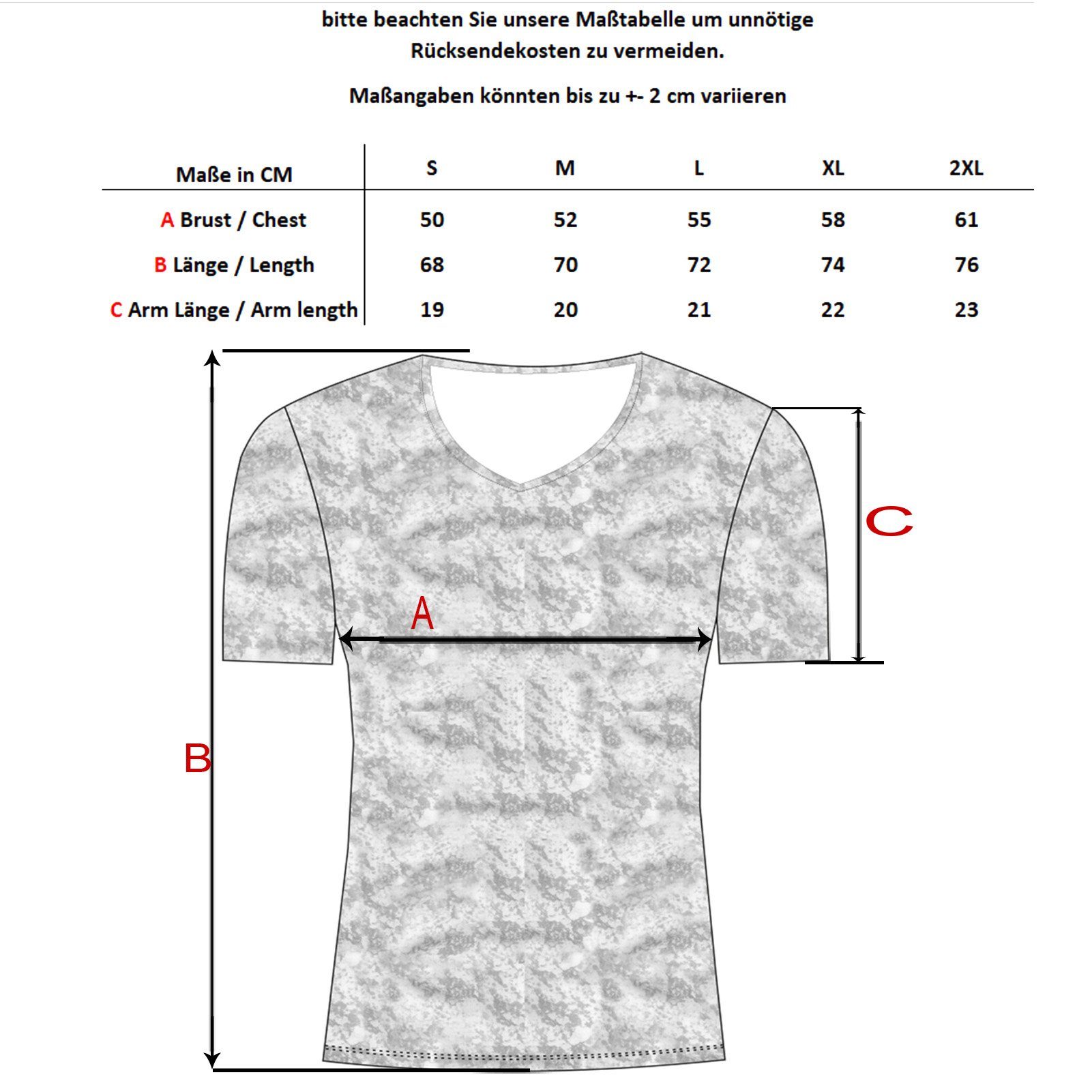 Baxboy T-Shirt Baxboy tiefer V-Ausschnitt Uni Basic Herren Kurzarm T-Shirt V-66 – Bild 4 von 4