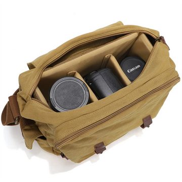 Dekorative Kameratasche Stoß Partition Gepolsterte Kamera-Taschen SLR DSLR Insert Schutztasche (1-tlg), Wasserdicht