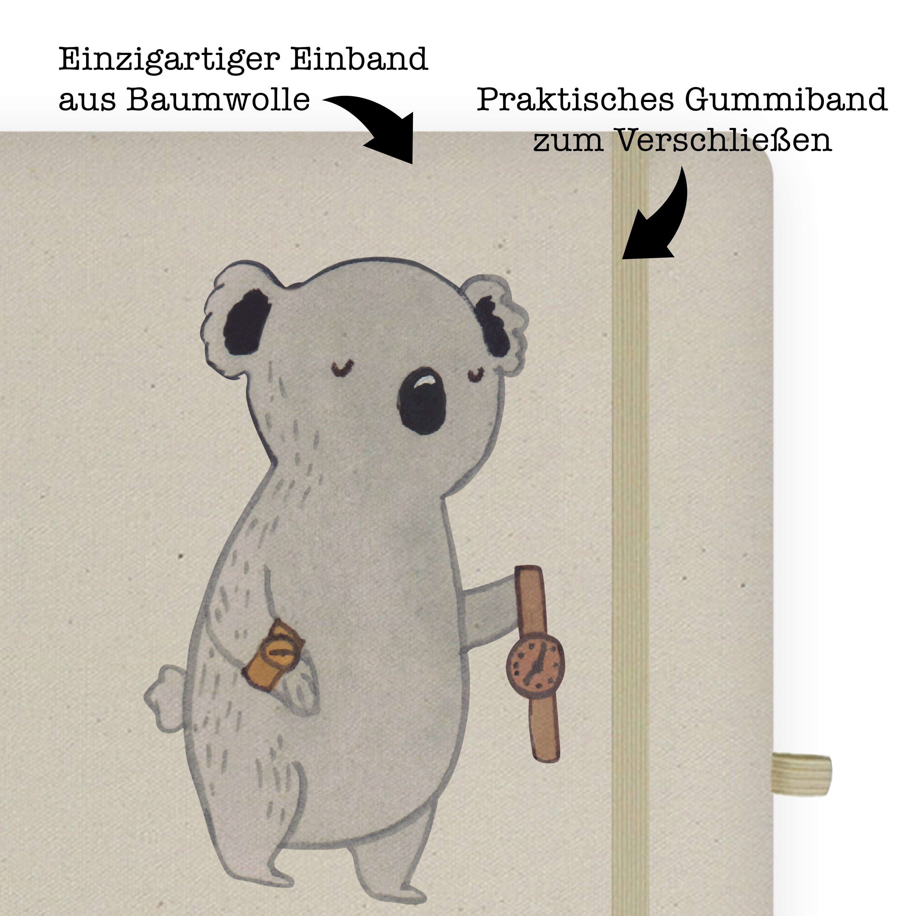- Panda Herz Mr. & Uhrmacher mit Panda & Geschenk, Transparent Mr. Mrs. Skizzenbuch, Arbeitskoll Notizbuch Mrs. -