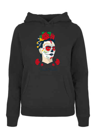 Merchcode Kapuzenpullover Damen Ladies Frida Kahlo - Dia de los muertos Hoody (1-tlg)