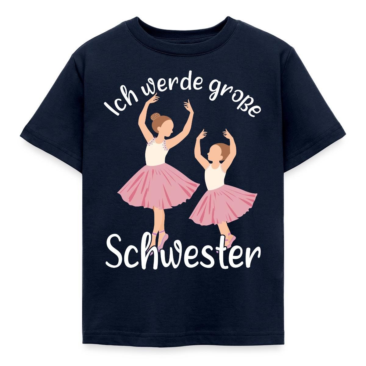 T-Shirt Ich Werde Große Schwester Kinder T-Shirt