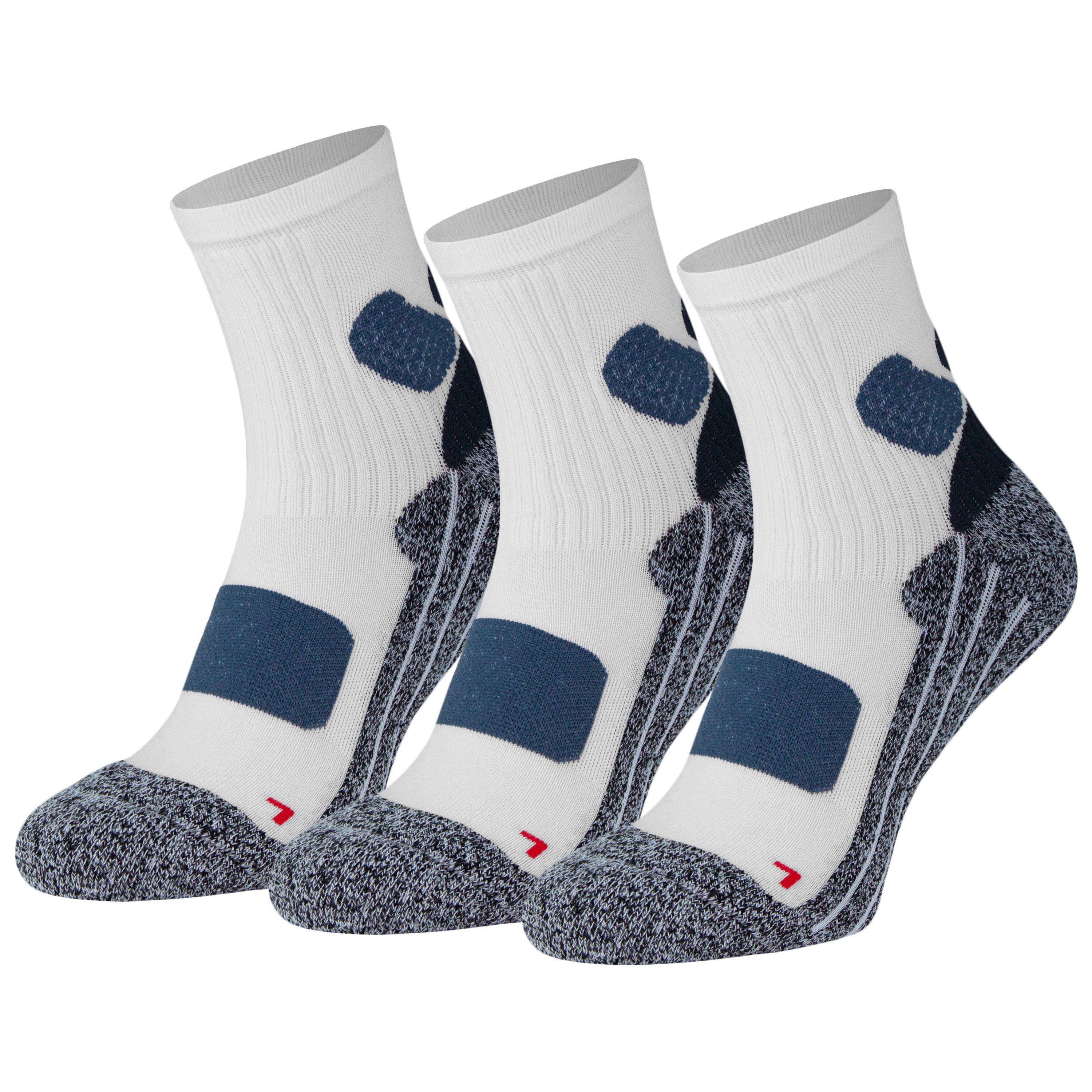 OCERA Laufsocken RUN Kurzschaft Laufsocken Unisex, 3 Paar für Fitness und Freizeit