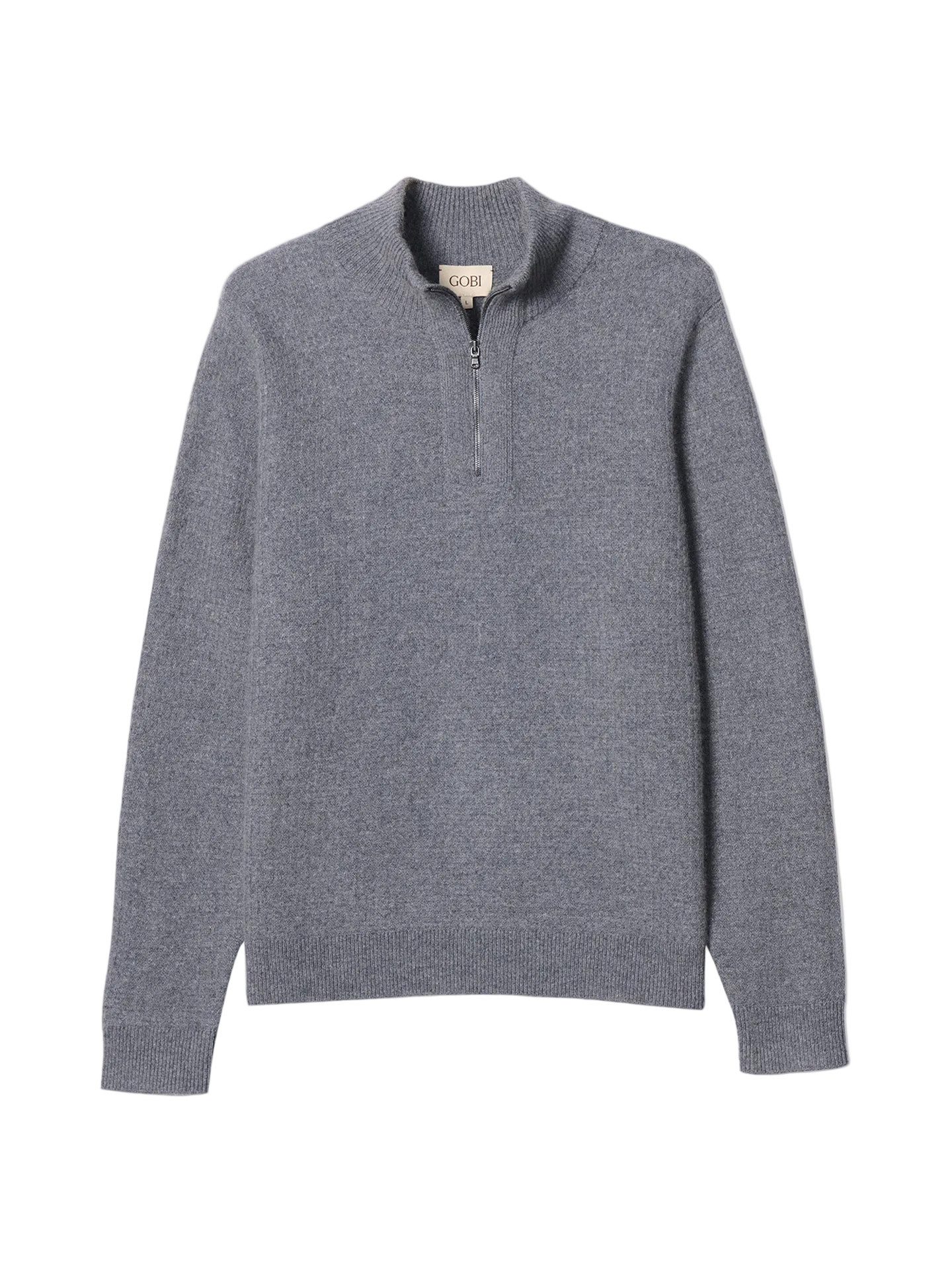 GOBI Cashmere Polokragenpullover Herren Kaschmir-Pullover im Waffelstrick