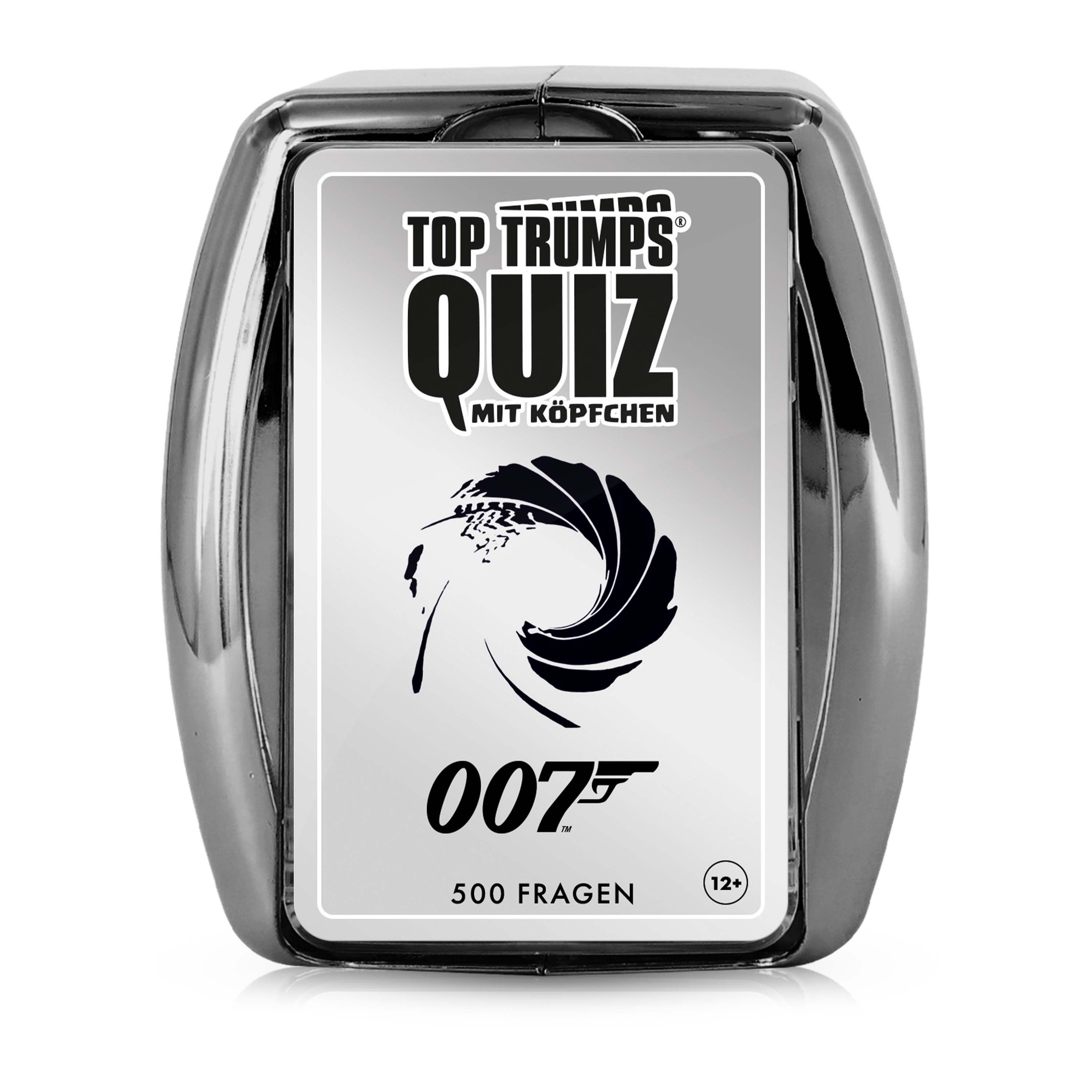 Winning Moves Spiel Top Trumps Quiz - James Bond, Wissenspiel