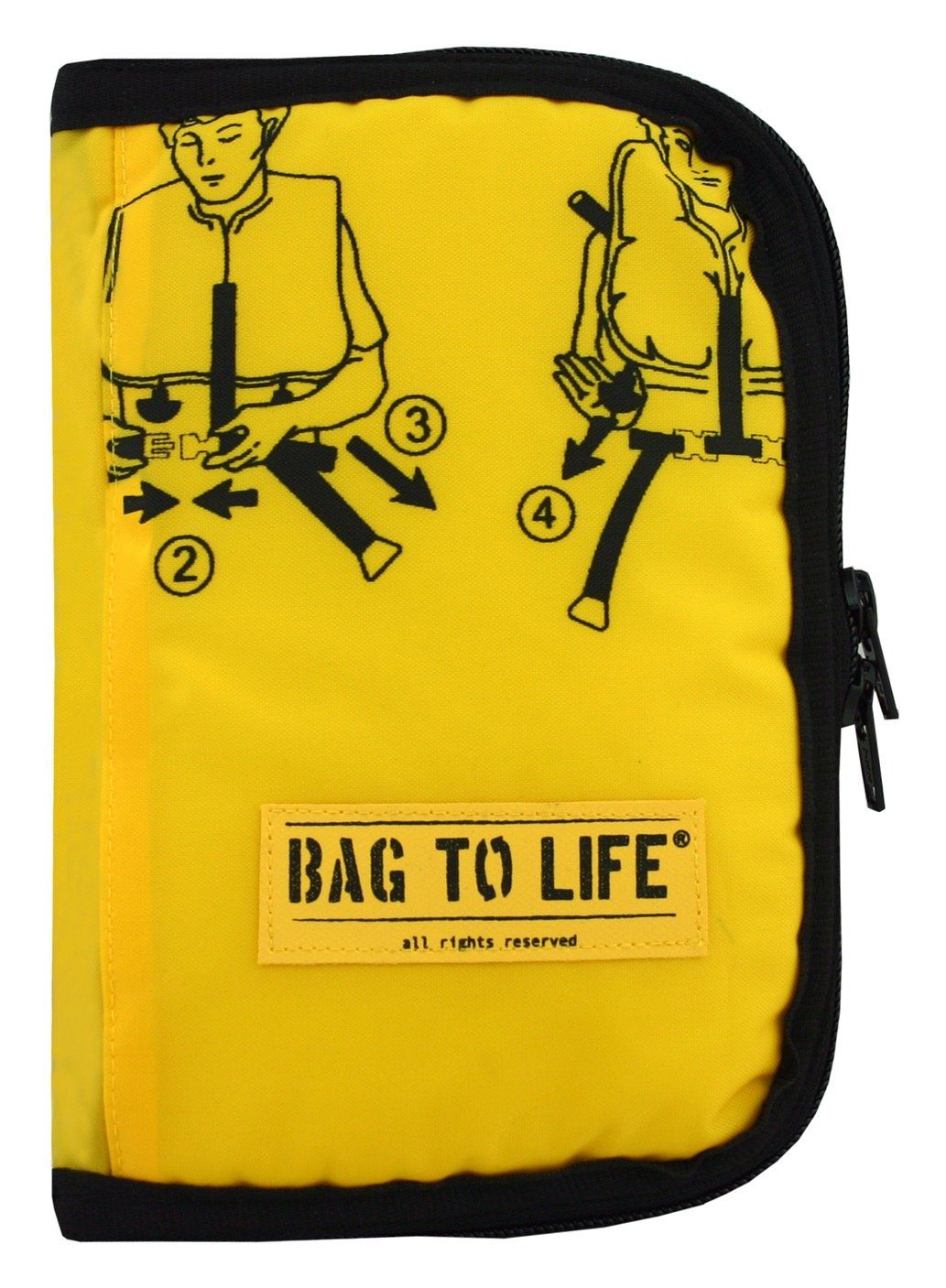 recycelter Aid aus Rettungsweste Bag Arzttasche Kit, First to Life