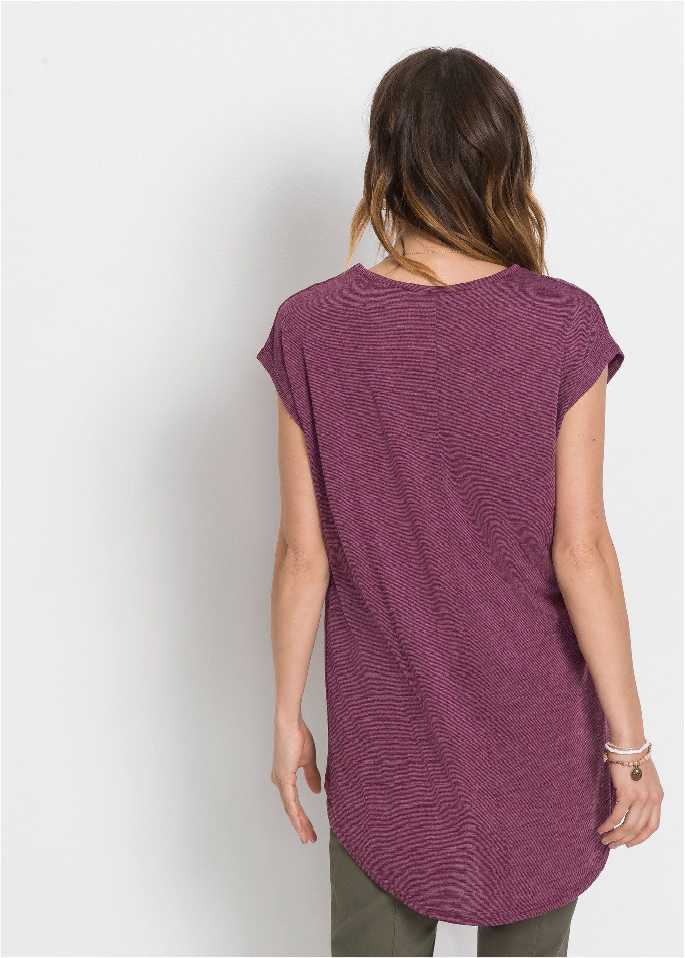 bonprix Longshirt Longshirt aus Viskose-Mischung günstig online kaufen