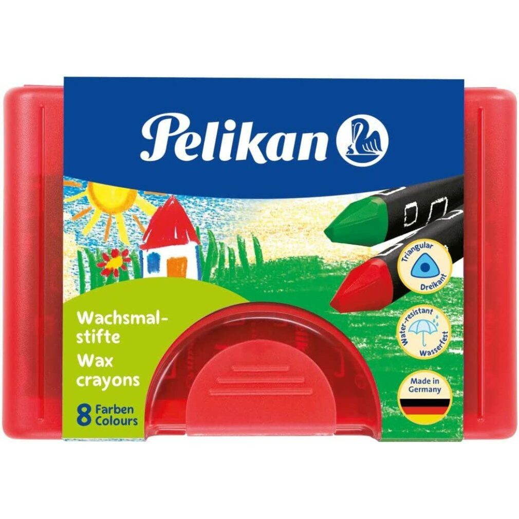 Pelikan Wachsmalstift Wachsfarbstift dreieckig wasserfest 722942
