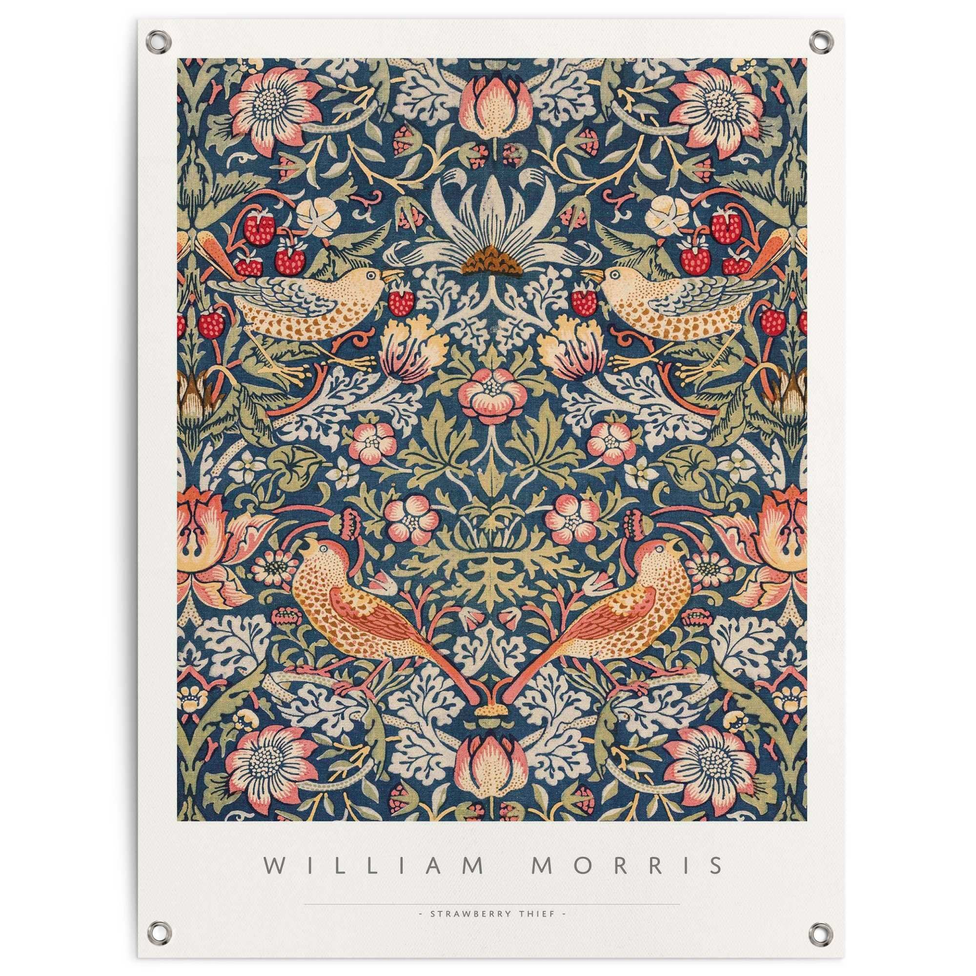 Reinders! Poster William Morris - Erdbeerdieb, Outdoor für Garten oder Balkon