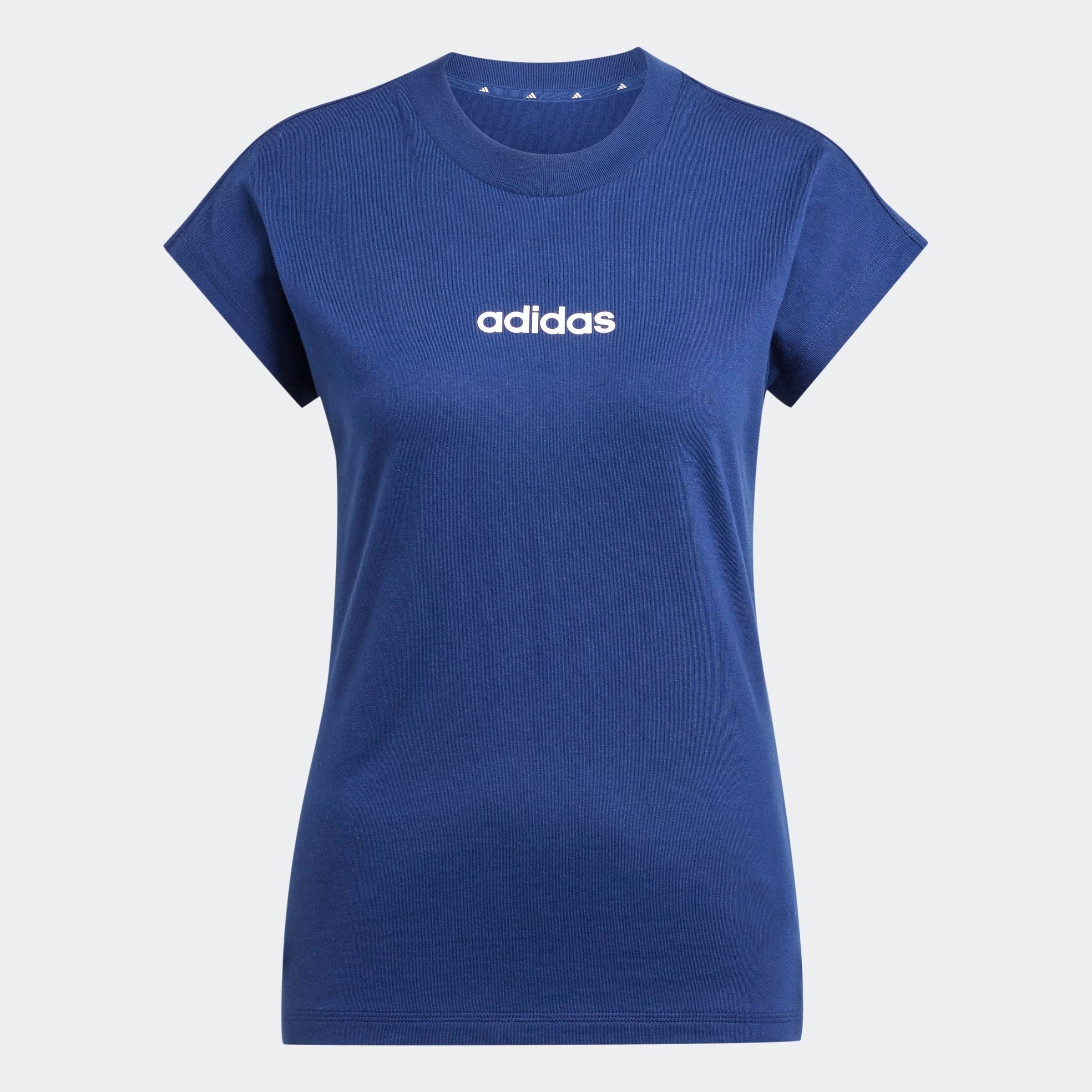 adidas Sportswear T-Shirt W LIN SJ T sportlicher Stil, Kurzarm, ohne Verschluss, aus Baumwolle